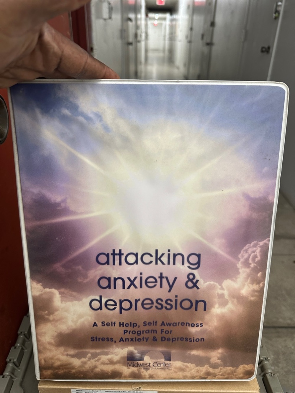 Attacking Anxiety & Depression Program Binder - Purple/White 13 of 16 Cassettes
